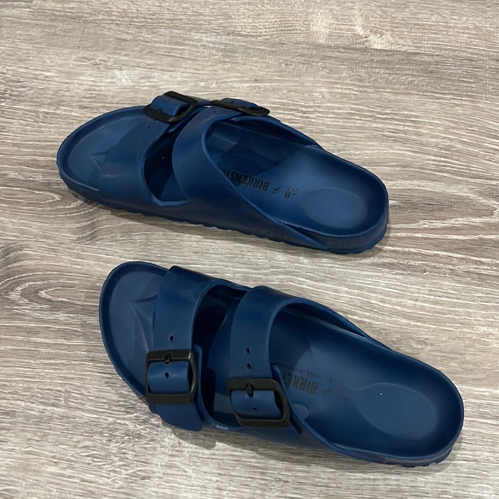 Birkenstock rubber sandals size 38/7.5 women